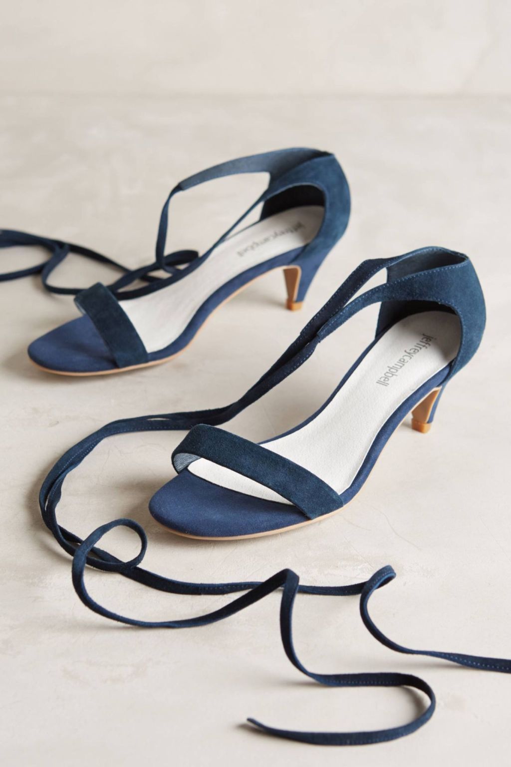 Anthropologie Jeffrey Campbell Wrapped Kitten Heels
