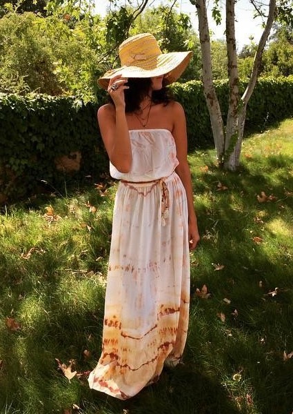 Blushed Shibori Cover-Up