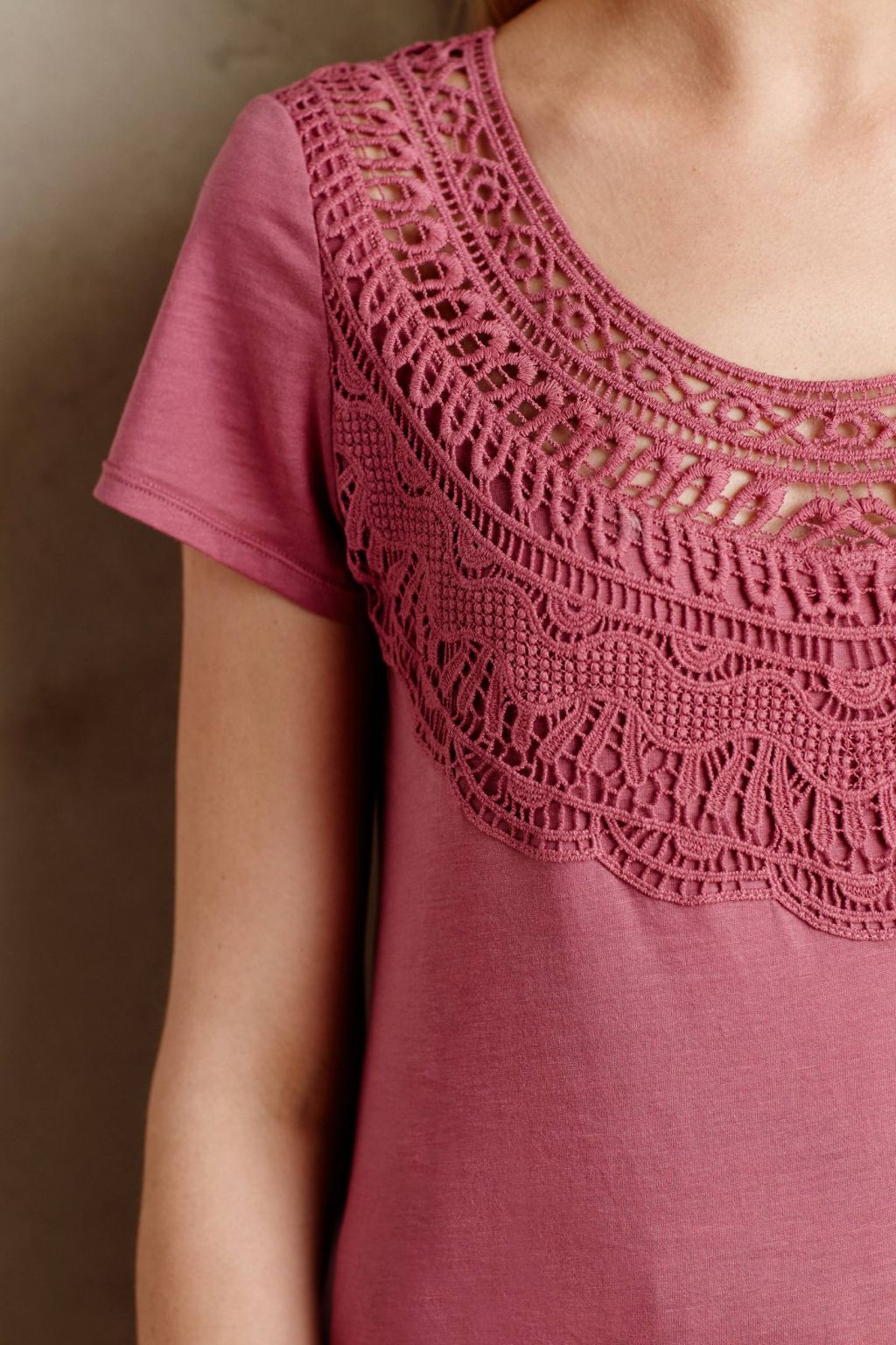 Crochet Bib Tee