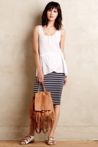 Cutout Henley Tank by Little Yellow Button