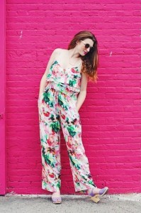 Ikebana Silk Jumpsuit by Fleur Wood