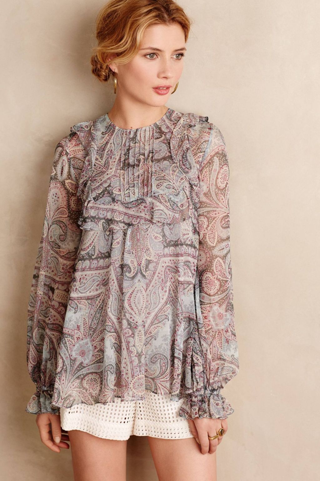 Malina Silk Blouse by Zimmermann