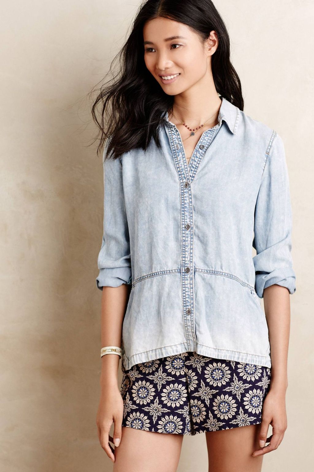 Ombre Chambray Buttondown by Holding Horses