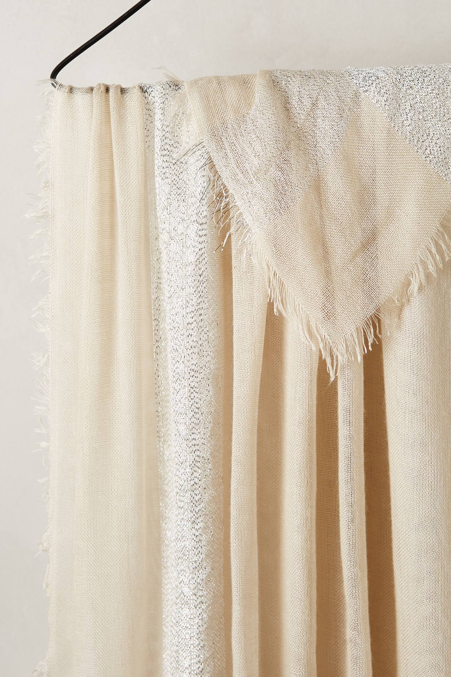 Shimmer Striped Scarf