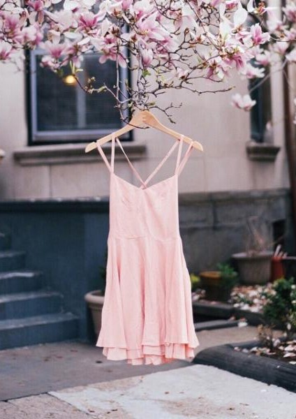 Sparkle & Fade Strappy Chiffon Skater Dress