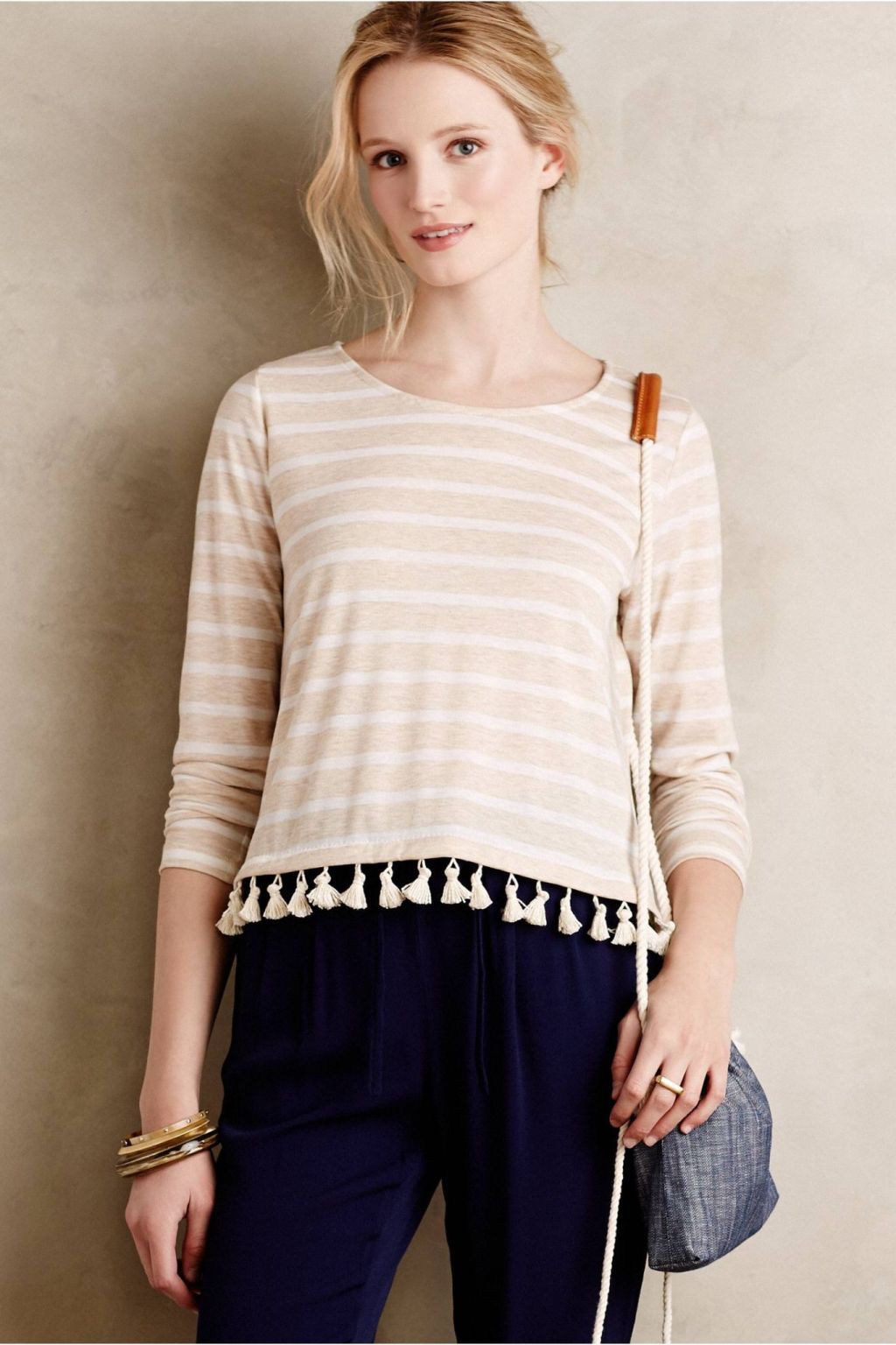 Tasseled Latitudes Tee by Kain