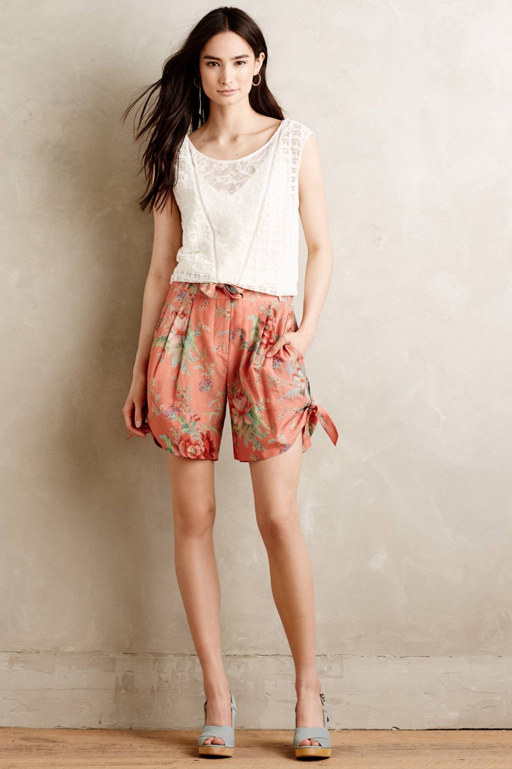 Trussed Tapestry Shorts by Zimmermann