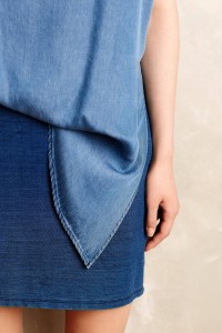 Tucked Chambray Dress by Amadi
