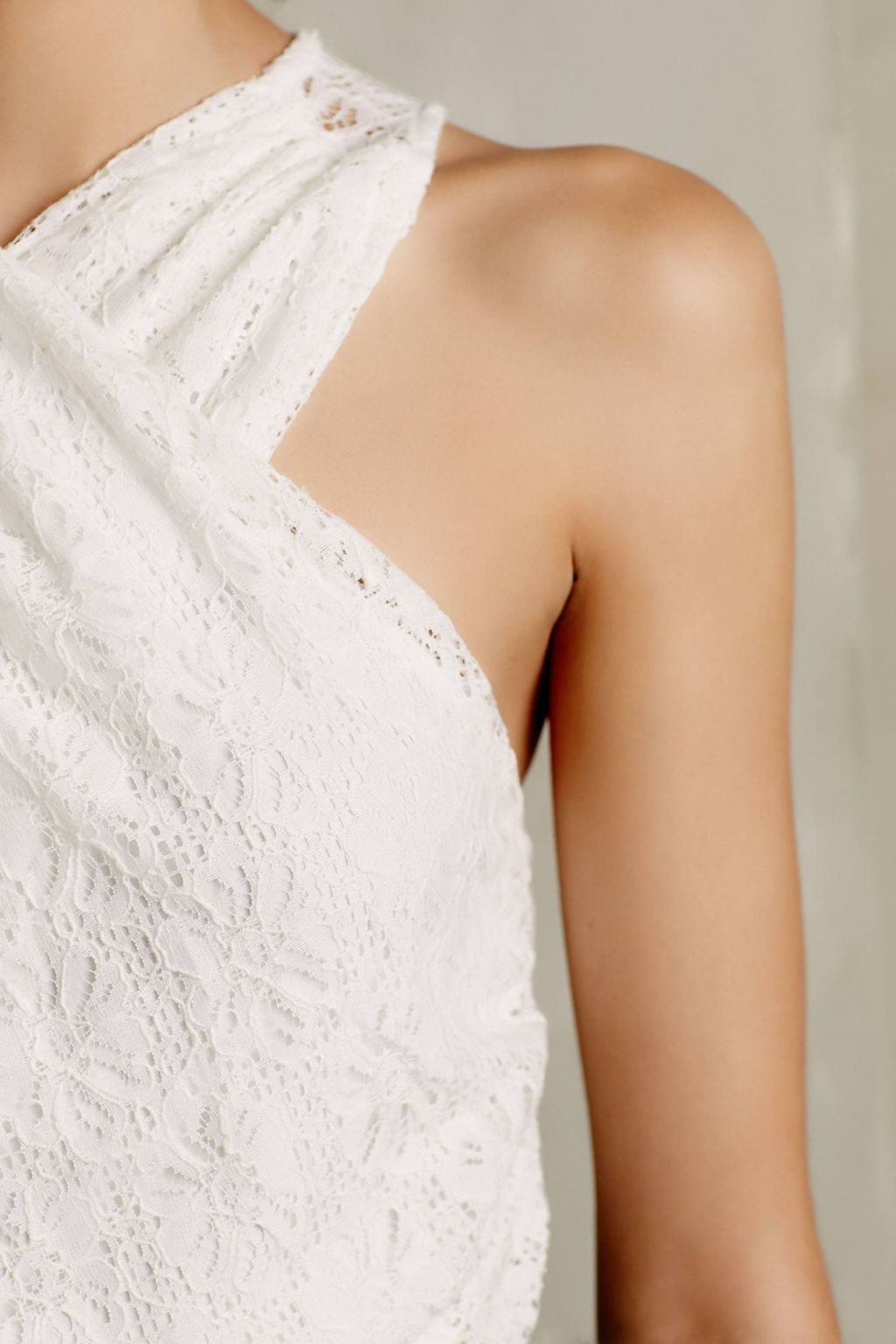 Wrapped Lace Tank Detail