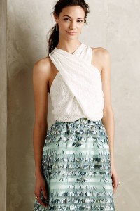 Wrapped Lace Tank Front