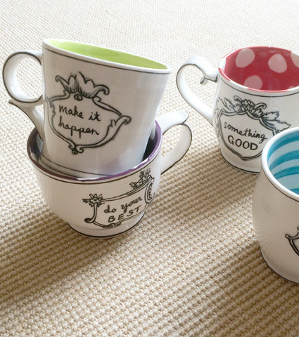 Crowned Leaf Mug by Molly Hatch