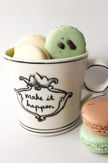 "Make it happen" Crowned Leaf Mug