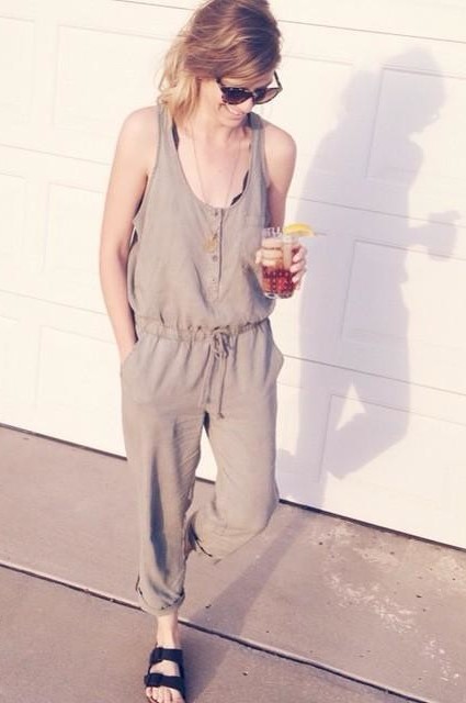 Drawstring Jumpsuit by Cloth & Stone