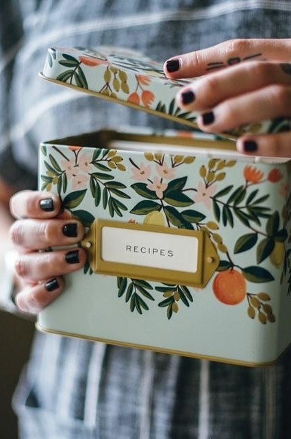 Grand Dame Recipe Tin by Rifle Paper Co.