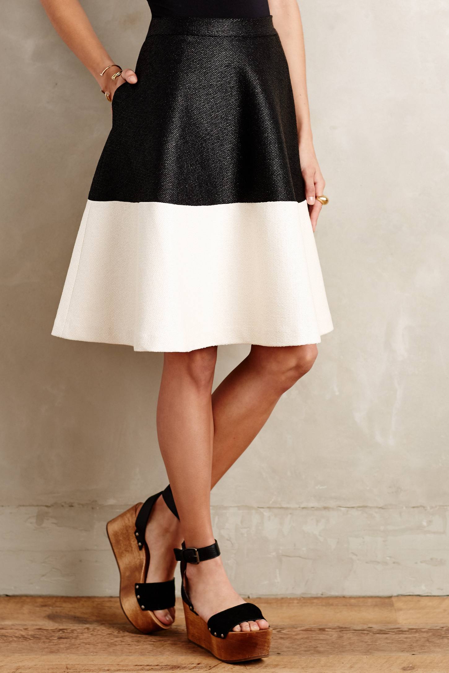 Colorblock Circle Skirt by Essentiel Antwerp