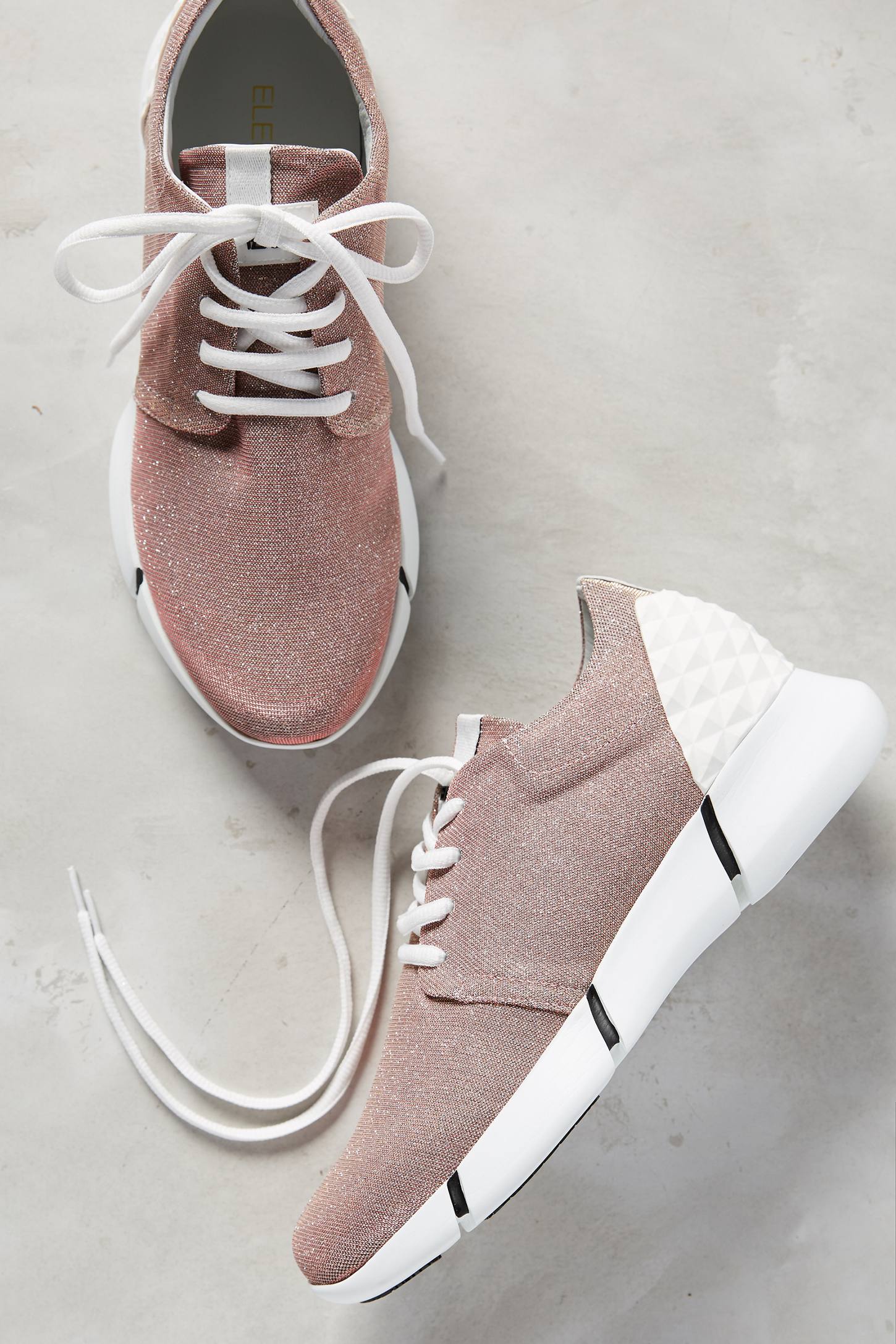 Calu Glittered Sneakers in Pink
