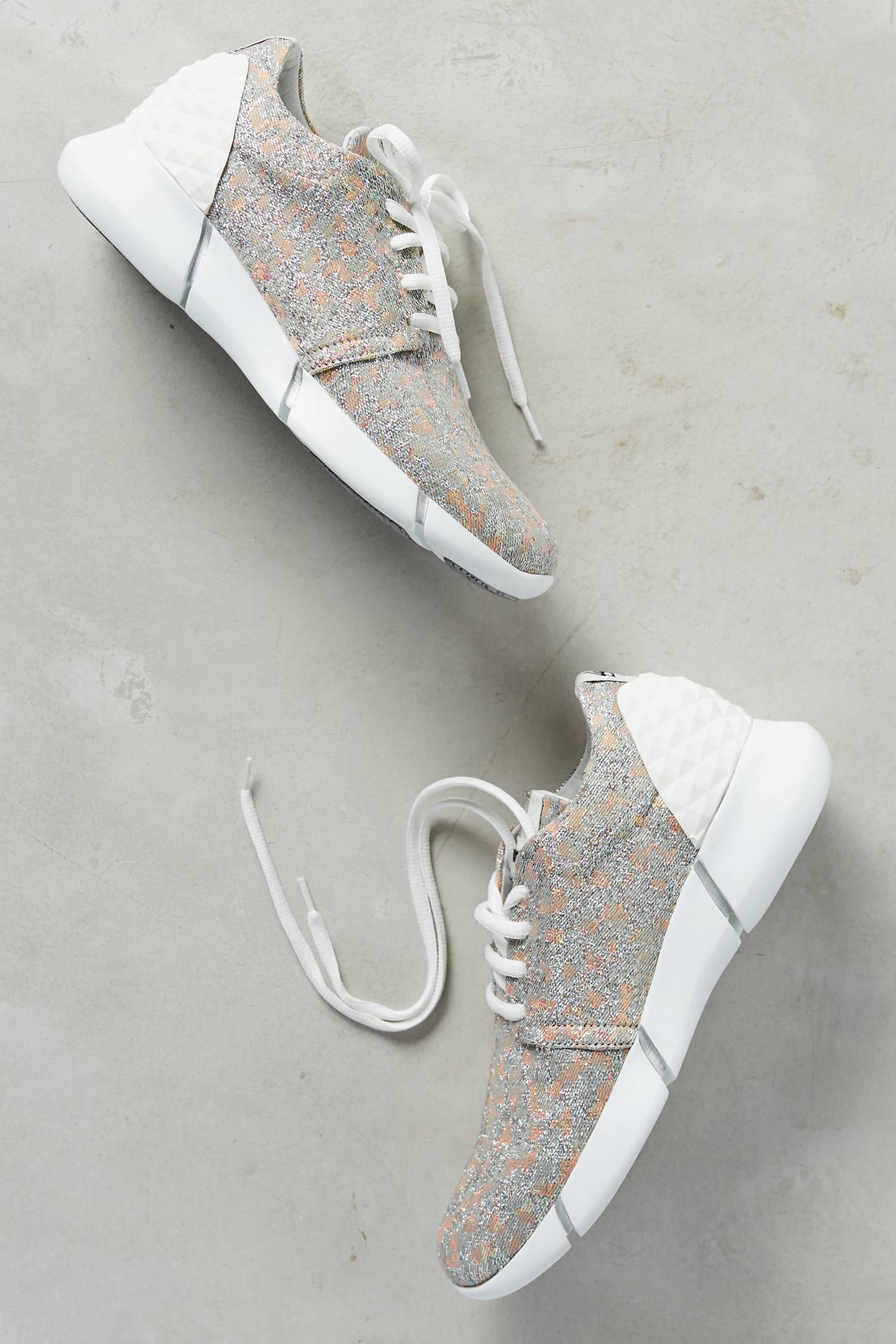 Calu Shimmered Sneakers by Elena Iachi