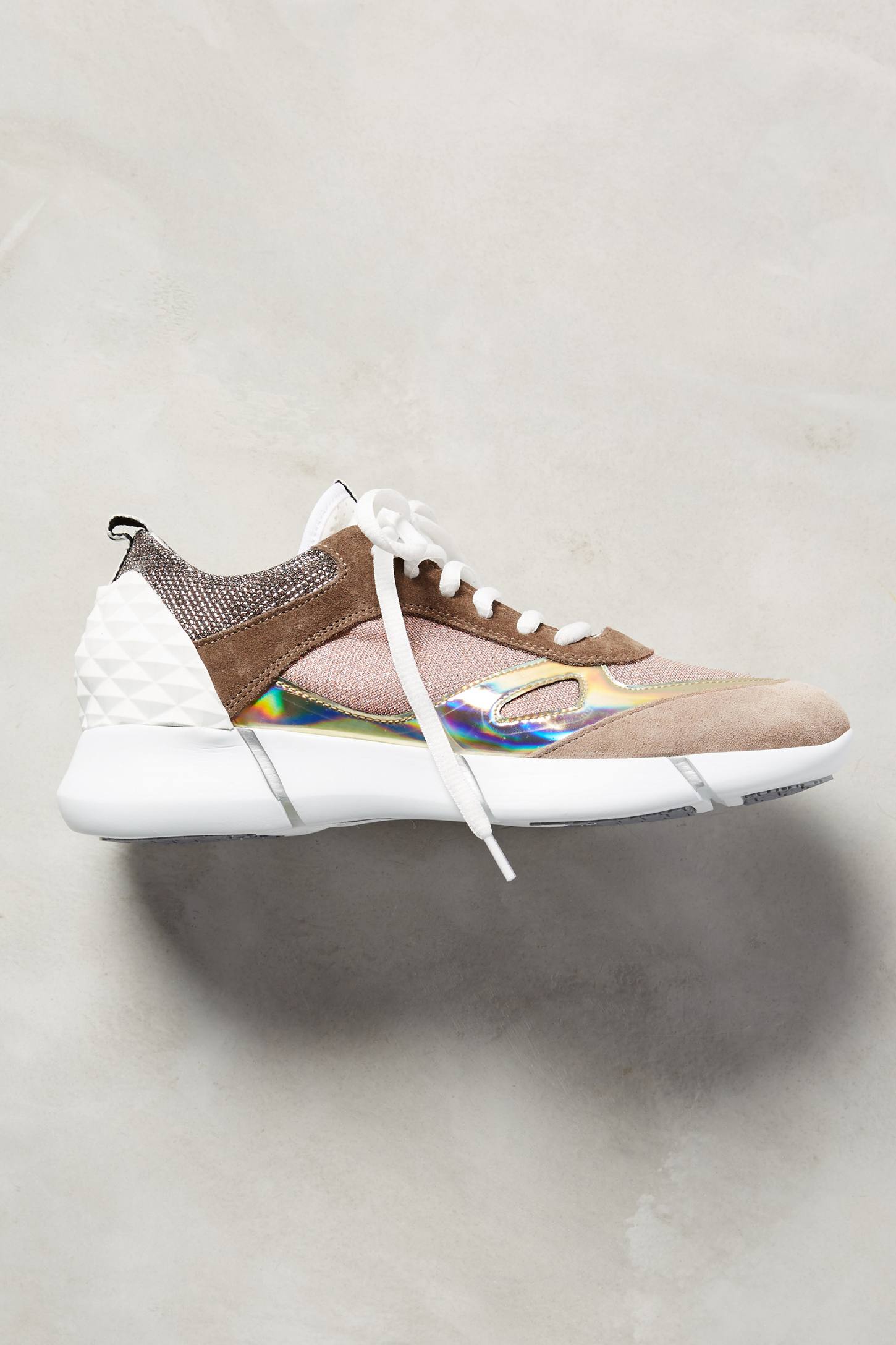 Happy Iridescent Sneakers by Elena Iachi