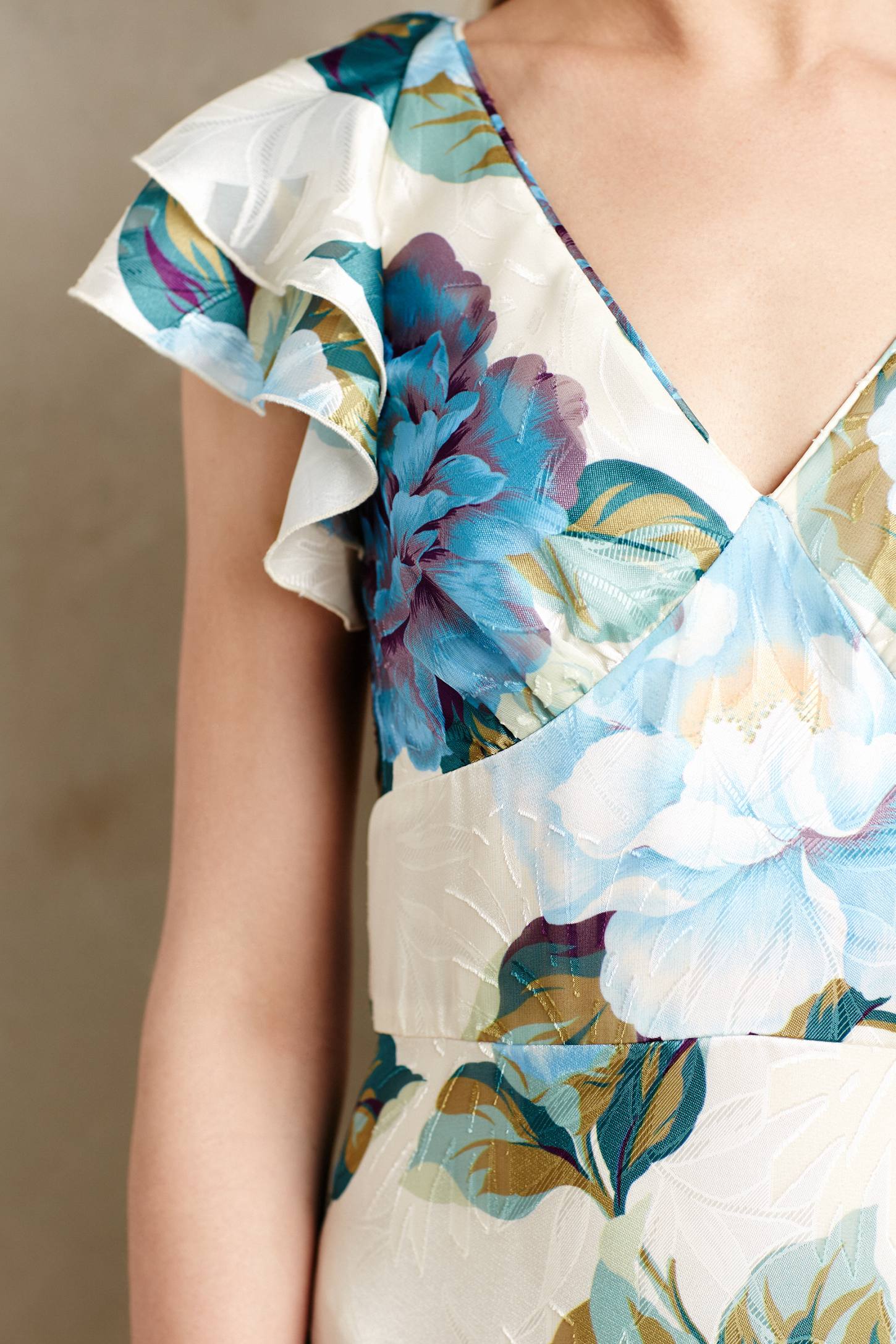 Fluttered Clematis Dress by Anna Sui