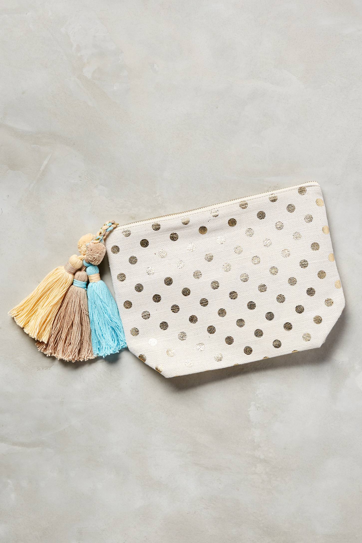 Gilded Dots Pouch