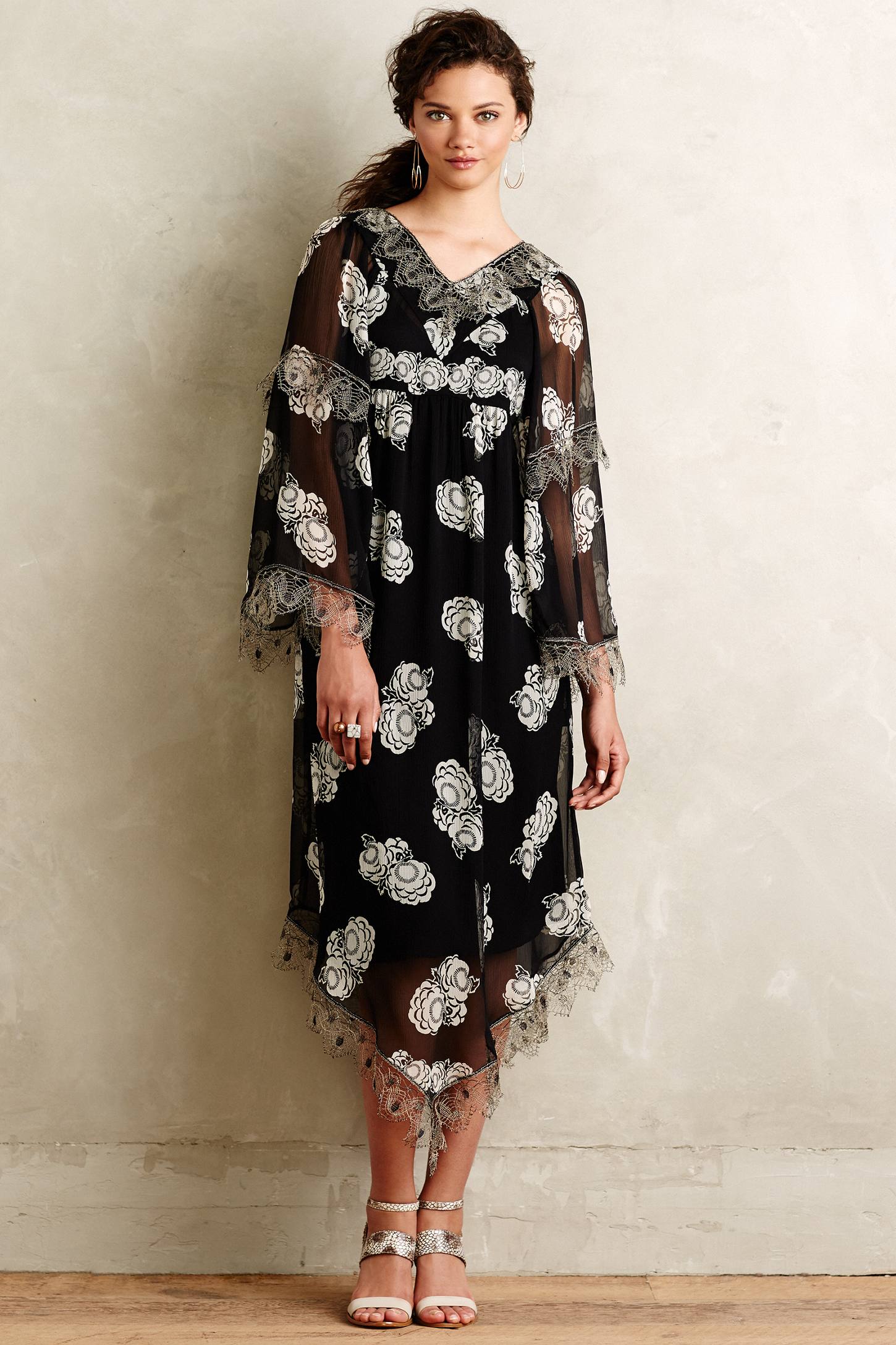 Kuray Silk Dress by Anna Sui