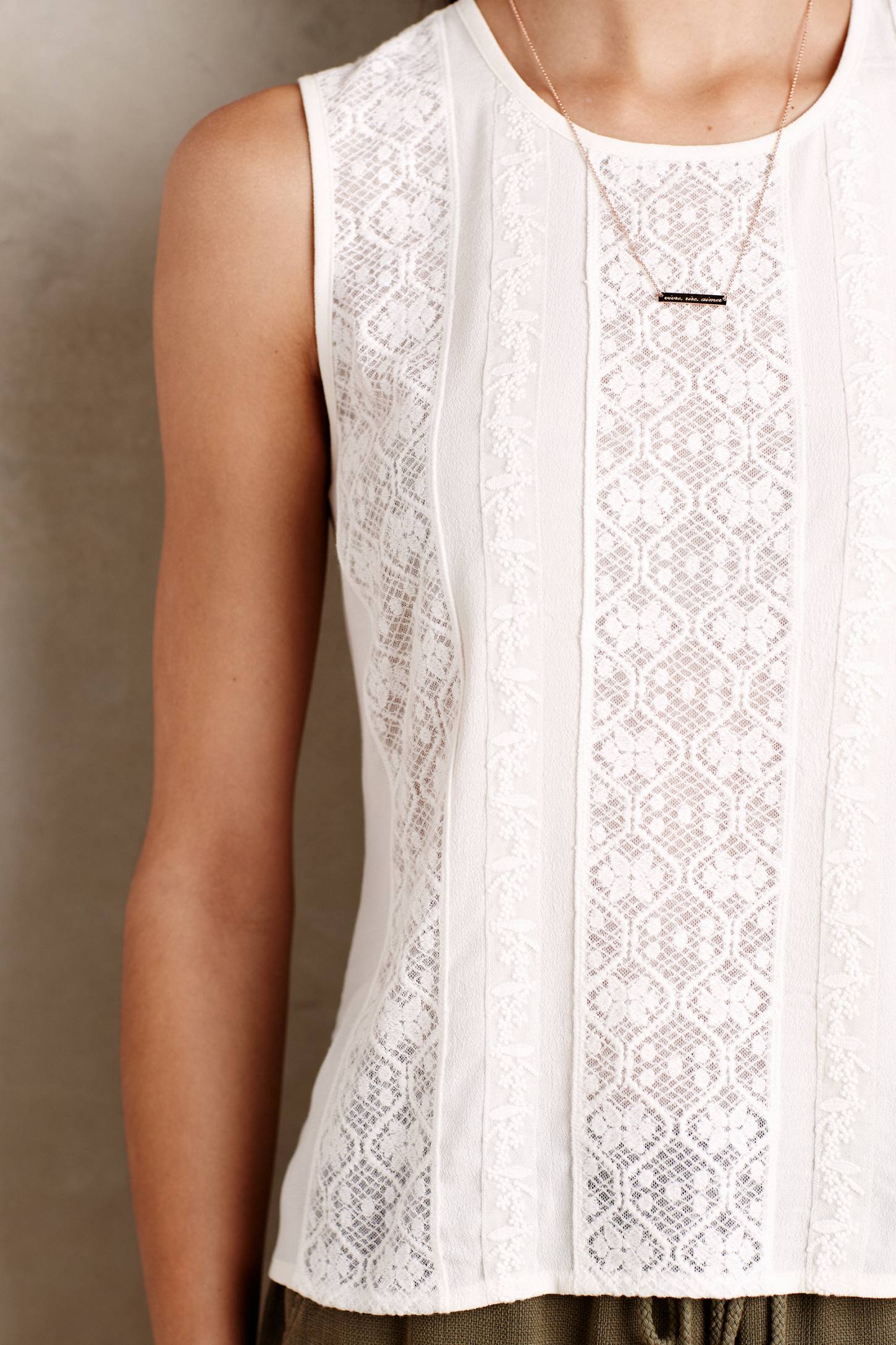 Lace Lane Tank by Meadow Rue
