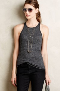 Ribbed Racerback Tank by Stateside