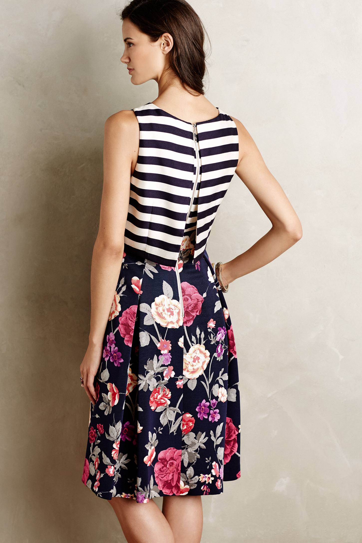 Split-Print Dress by Eliza J