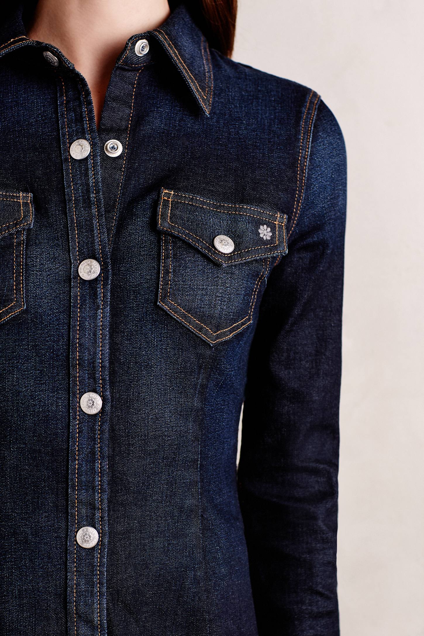Pixie Denim Shirtdress by Alexa Chung for AG