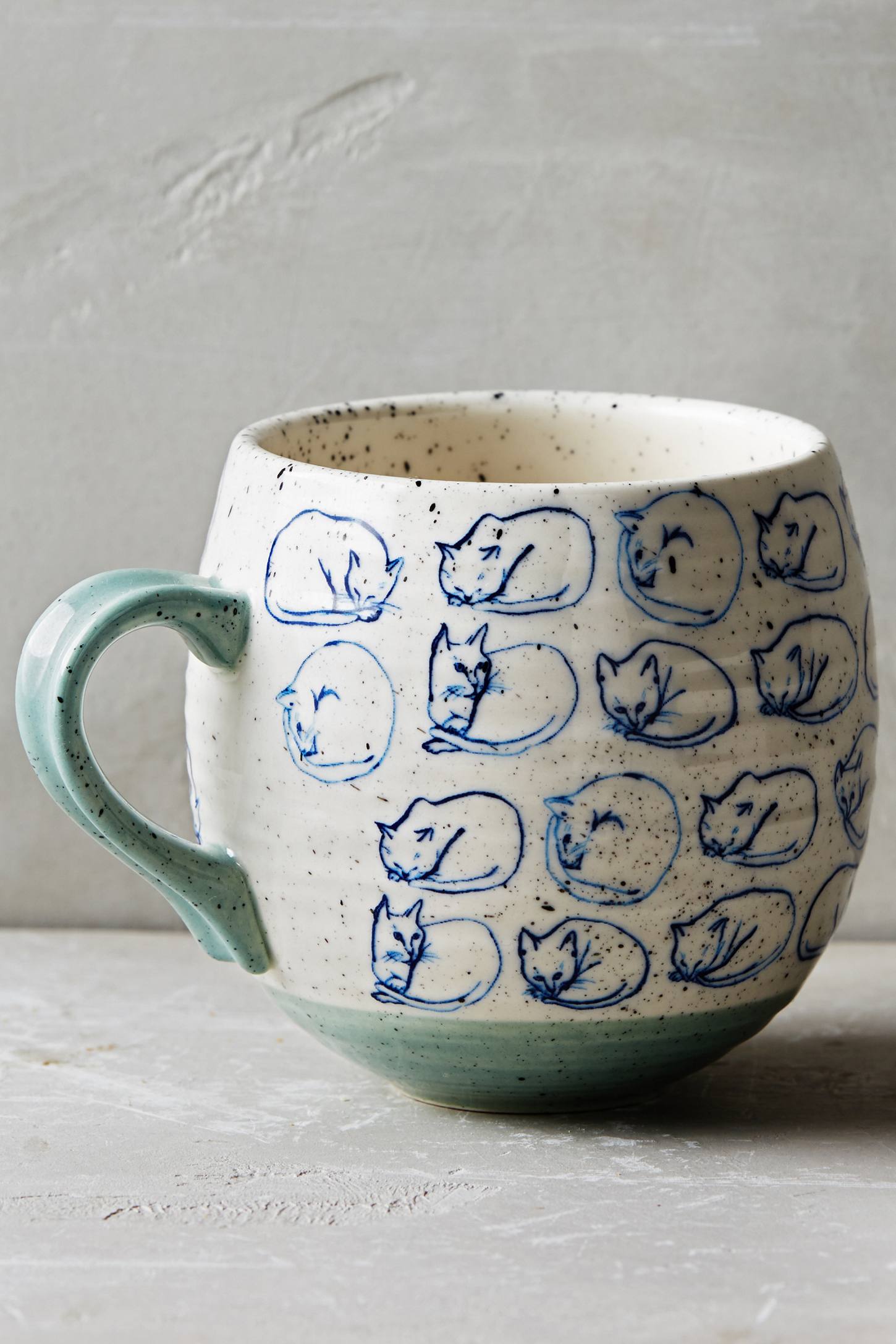 Cat Study Mug by Leah Goren
