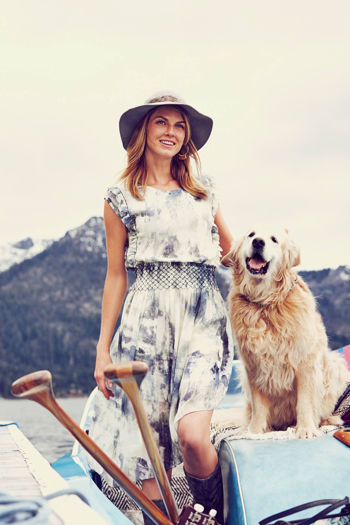 Cloudscape Dress by Trybe