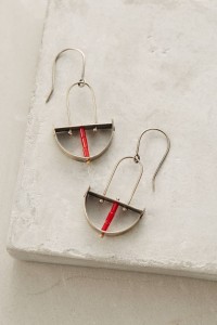 Coral Anchor Drops by Eric Silva Jewelry