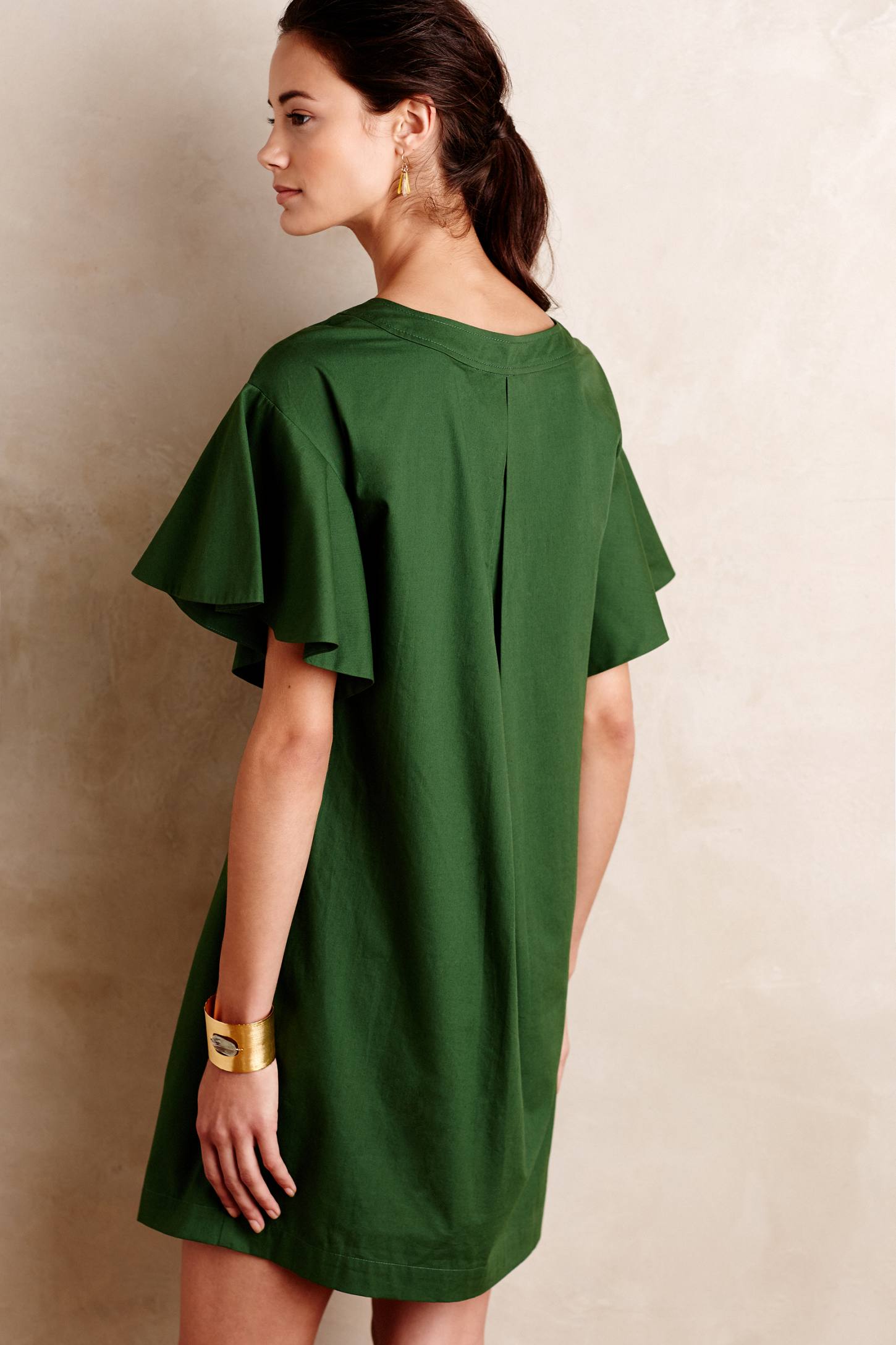 FLUTTER SLV POPLIN TUNIC
