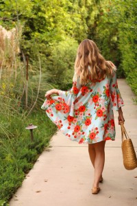 Fluttered Blooms Swing Dress by Paper Crown + Rifle Paper Co.