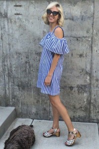 Rehoboth Stripe Mini Dress by WHIT Two