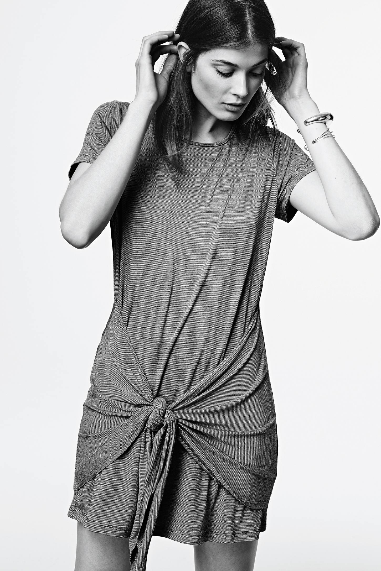 Tied T-Shirt Dress by Dolan Left Coast