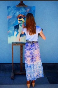 Waimea Silk Maxi Skirt by Maeve