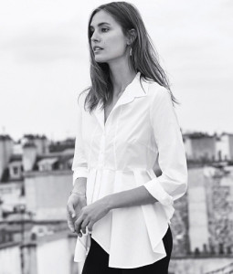 Skirted Poplin Buttondown by HD in Paris