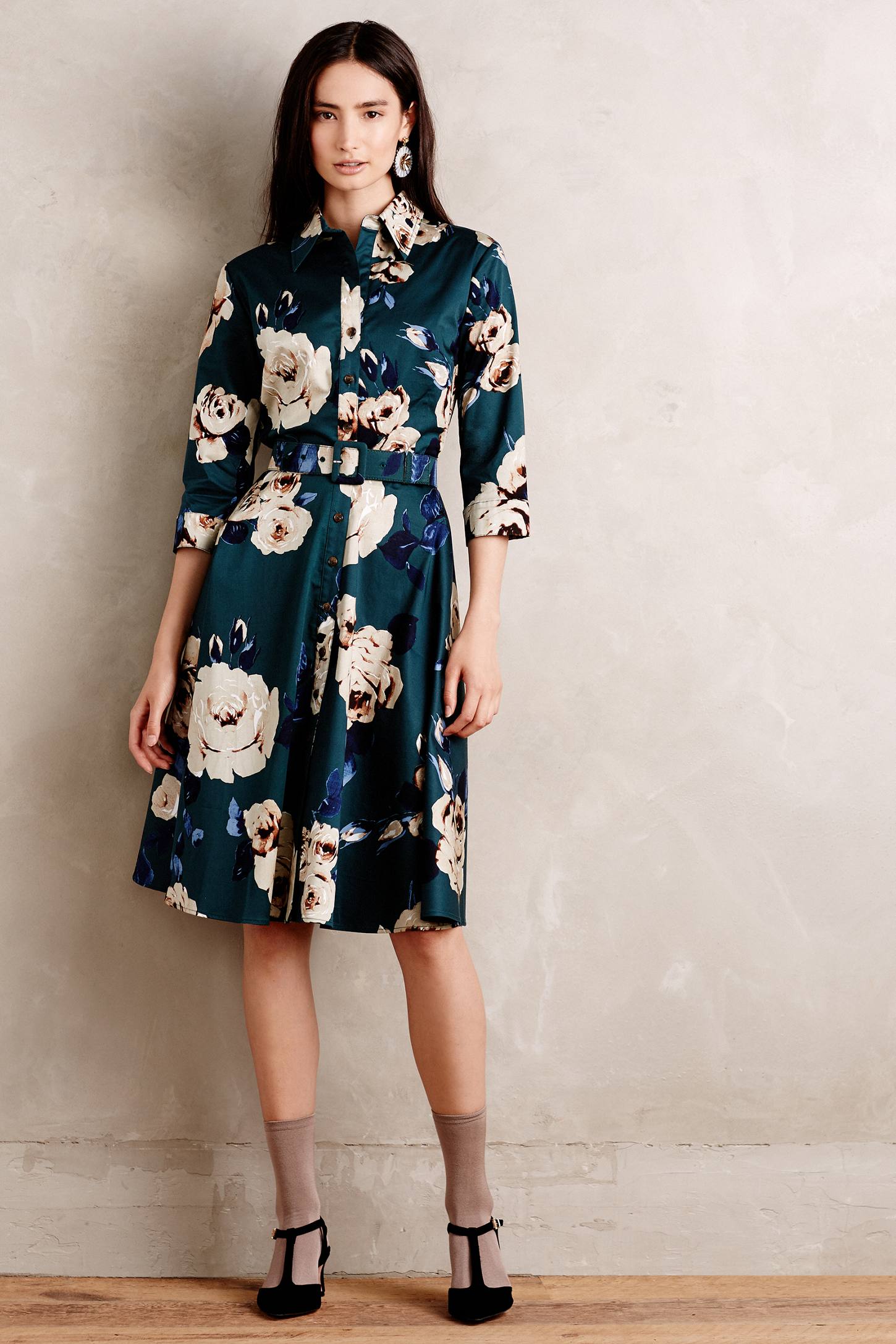 Gallica Silk Shirtdress by Samantha Sung