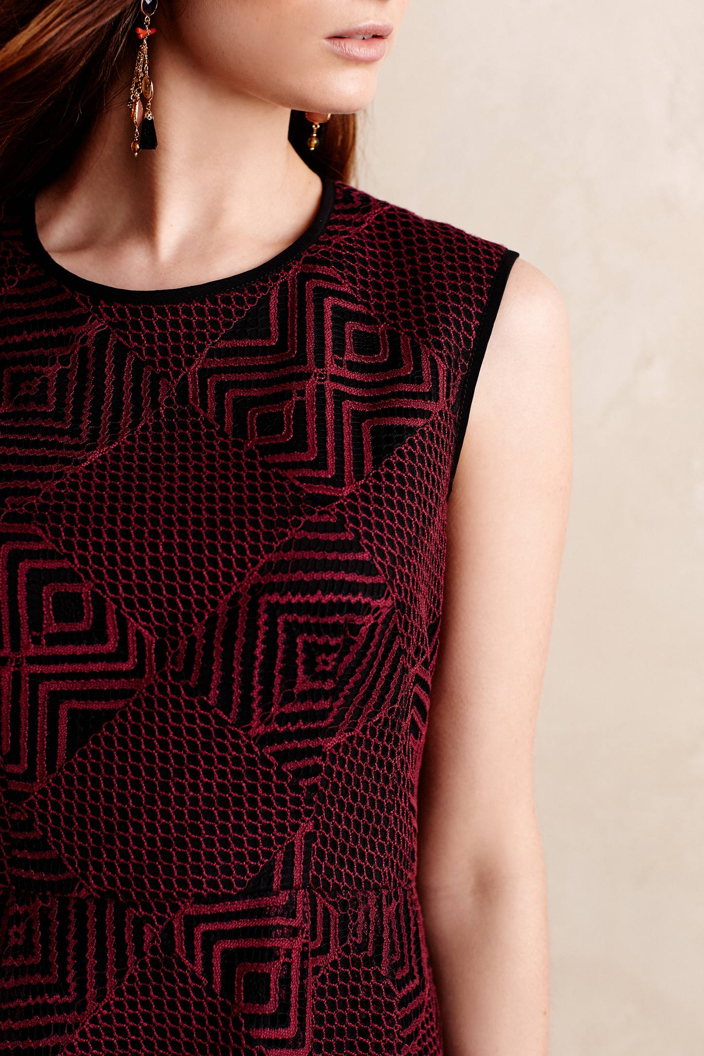 Geo Lace Dress by Nanette Lepore