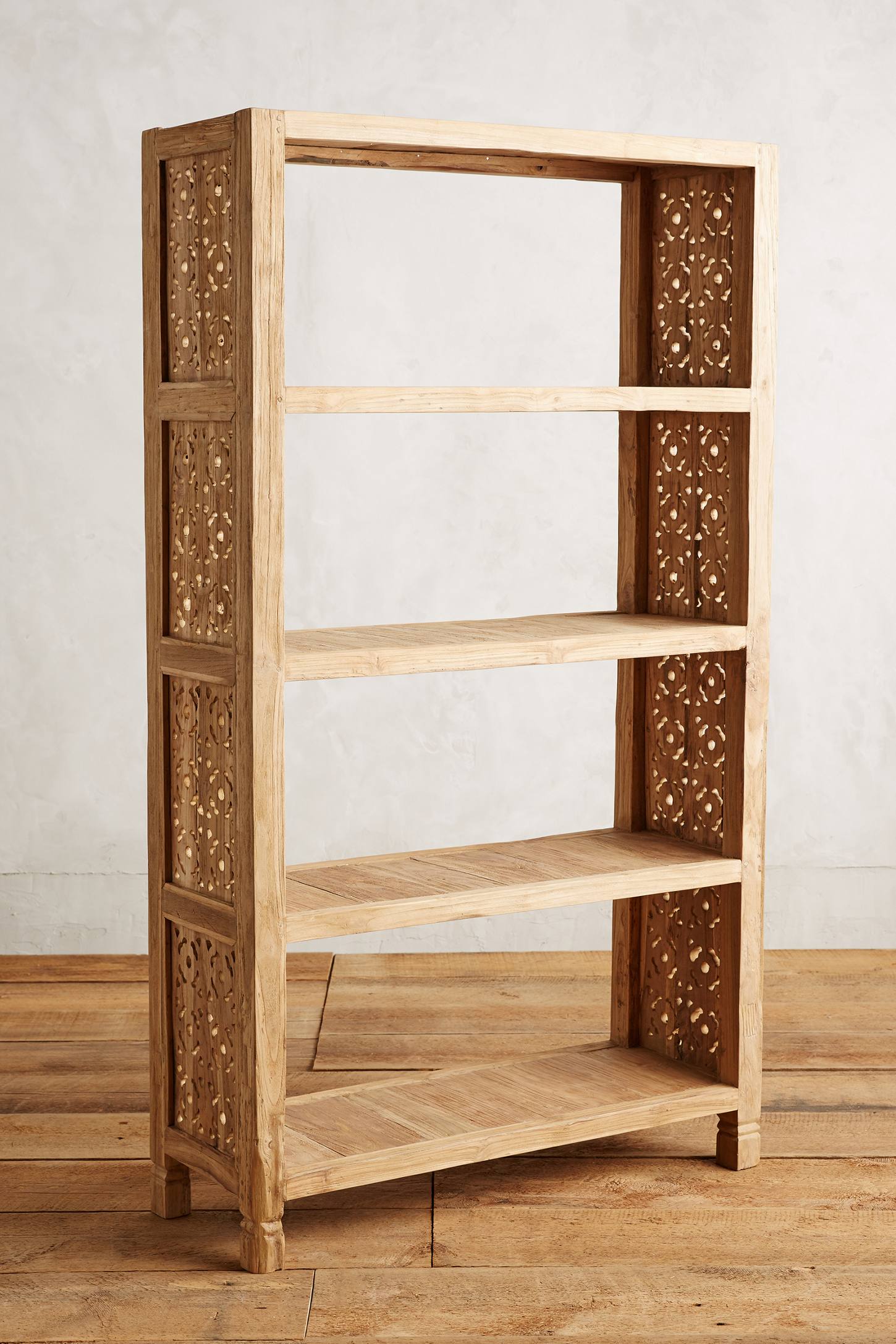 Handcarved Fretwork Bookcase