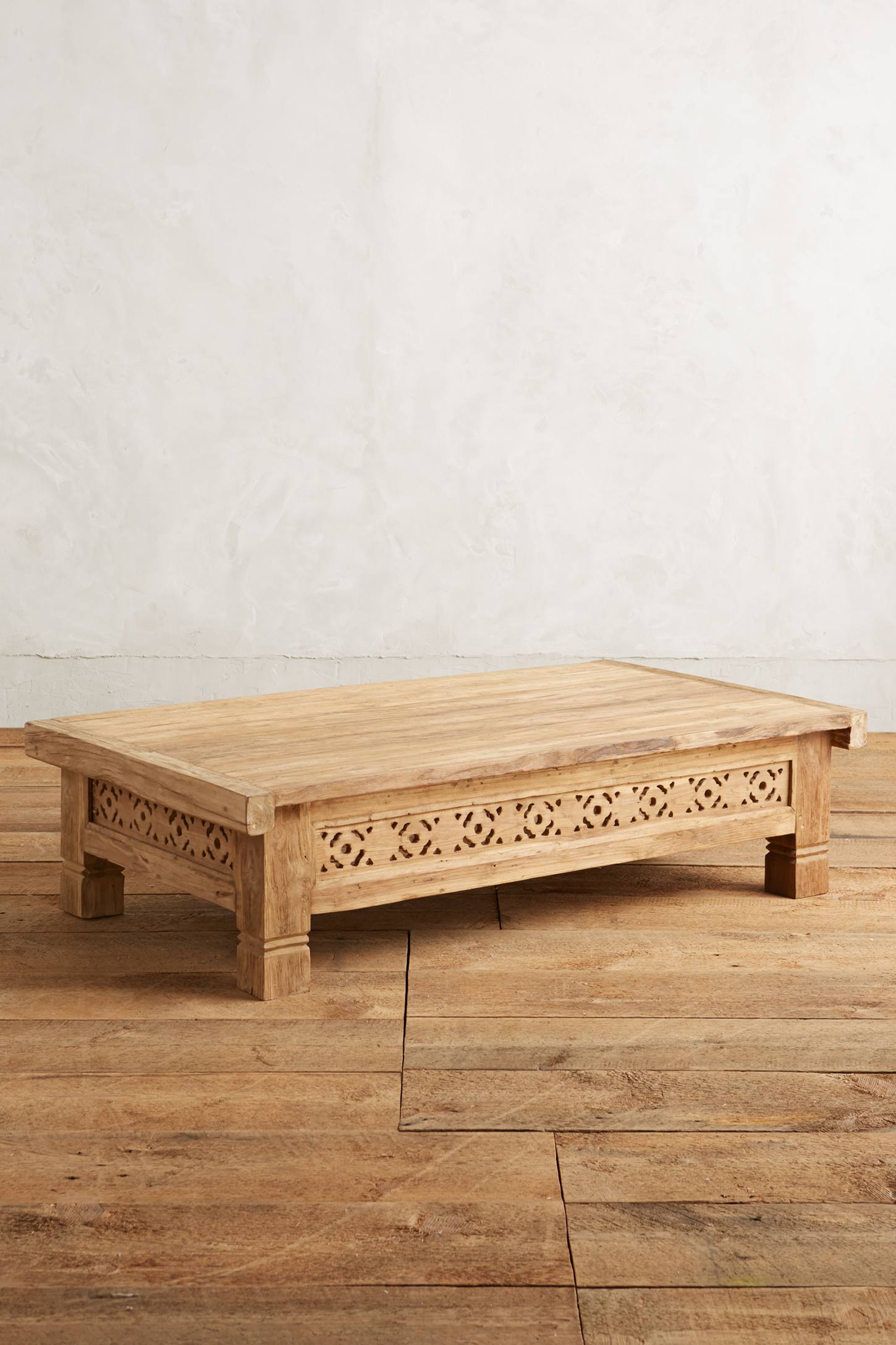 Handcarved Fretwork Coffee Table