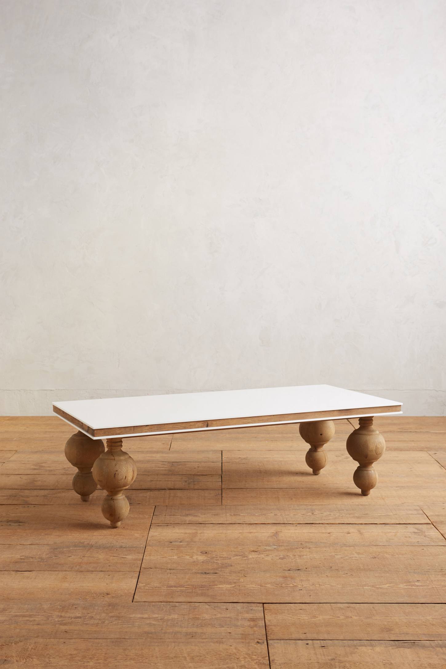 Lacquered Elm Coffee Table, Rectangle