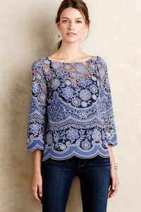 Montmartre Peasant Top by HD in Paris