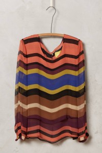 Zelda Silk Swing Blouse by Maeve