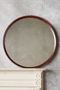 Polished Wood Mirror