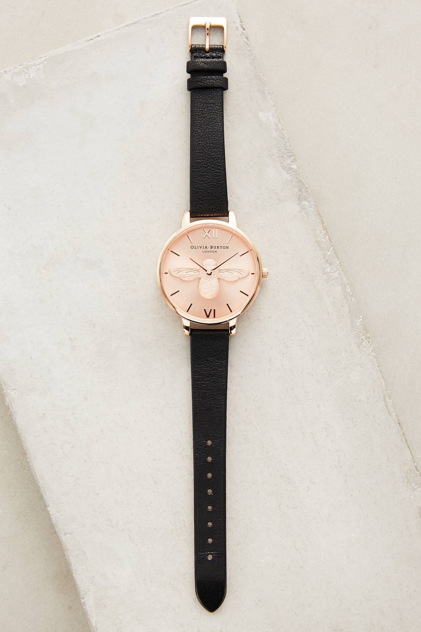 Rosegold Moulded Bee Watch