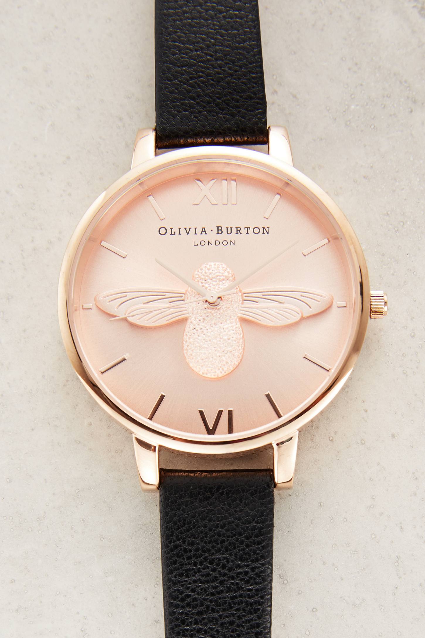 Rosegold Moulded Bee Watch