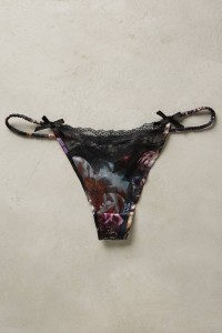 Midnight Rose Thong by Samantha Chang