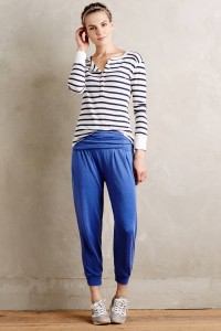 Foldover Slub Joggers by Stateside
